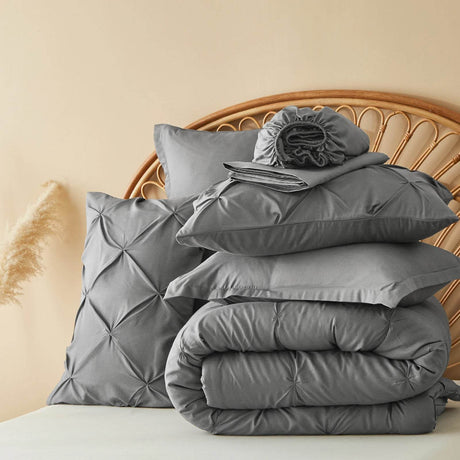 7 - Piece Extra Soft Polyester Comforter Bedding Set - Calmora - Sleep Galleria