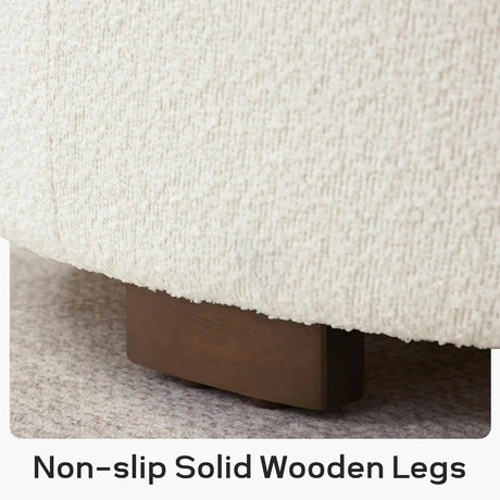 Modern Round Storage Ottoman Coffee Table - XMSJ - Sleep Galleria