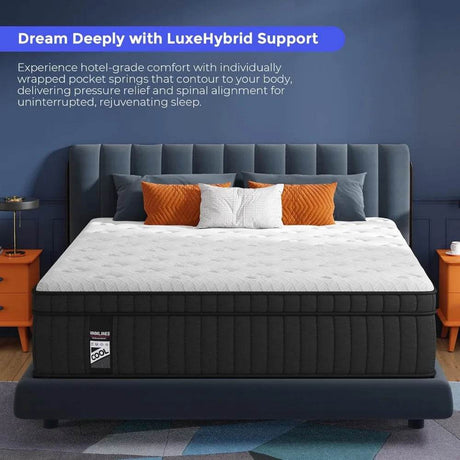 Medium Gel Memory Foam Pocket Spring Mattress - Sleep Galleria