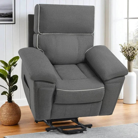 Electric Overstuffed Power Lift Recliner Chair - Sleep Galleria