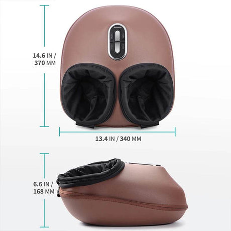 Electric Foot Massager with Heat Compression Shiatsu Therapy - Sleep Galleria