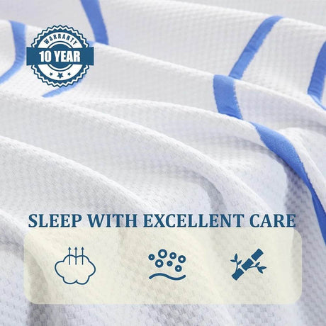 Medium Charcoal Gel Memory Foam Mattress - Sleep Galleria