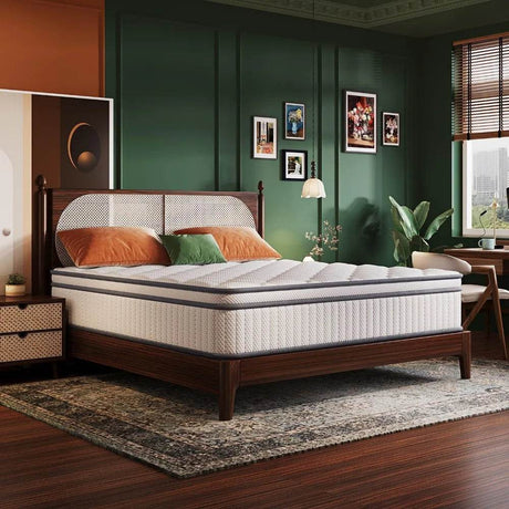 Medium Gel Memory Foam Hybrid Mattress - ANGDUO - Sleep Galleria