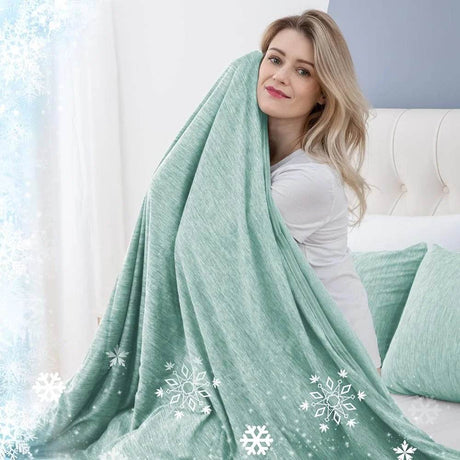Arc - Chill Cooling Organic Cotton Blanket - Driftwood - Sleep Galleria