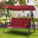 Outdoor Patio Swing with Adjustable Canopy - ZUIYU - Sleep Galleria