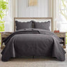 3-Piece Reversible Microfiber Quilt Bedding Set - Sleep Galleria