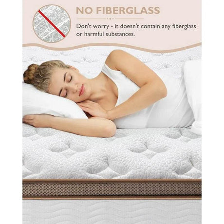 Medium Hybrid Pocket Spring Mattress 14 Inch - BedStory - Sleep Galleria