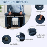 Power Recliner Chair Upholstered Heated Massage - Sleep Galleria