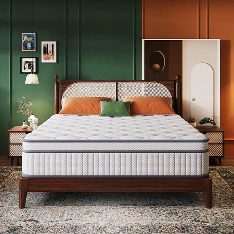 Medium Gel Memory Foam Hybrid Mattress - ANGDUO - Sleep Galleria