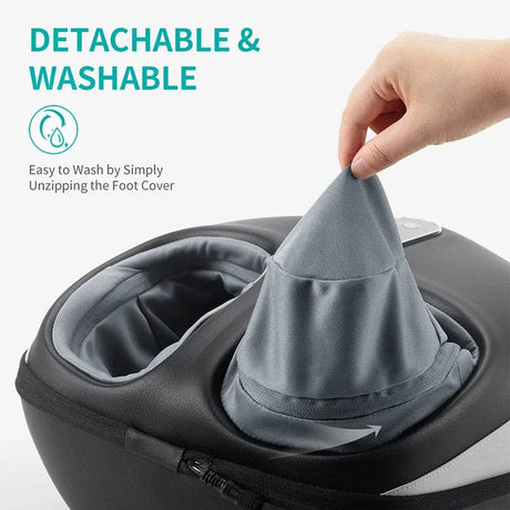 Shiatsu Foot Massager Machine with Heat Air Compression - Sleep Galleria
