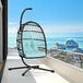 Outdoor Patio Egg Chair with Stand - XMSJ - Sleep Galleria