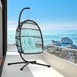 Outdoor Patio Egg Chair with Stand - XMSJ - Sleep Galleria