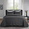 3-Piece Reversible Microfiber Quilt Bedding Set - Sleep Galleria