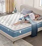 12/14 Inch HybridFullKingQueen Mattress in a Box, Gel Memory Foam Mattress, Individually Wrapped Pocket Coils Innerspring Mattre - Sleep Galleria