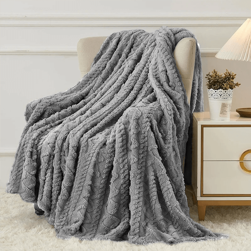 Lightweight Breathable Coral Fleece Polyester Blanket - Sleep Galleria
