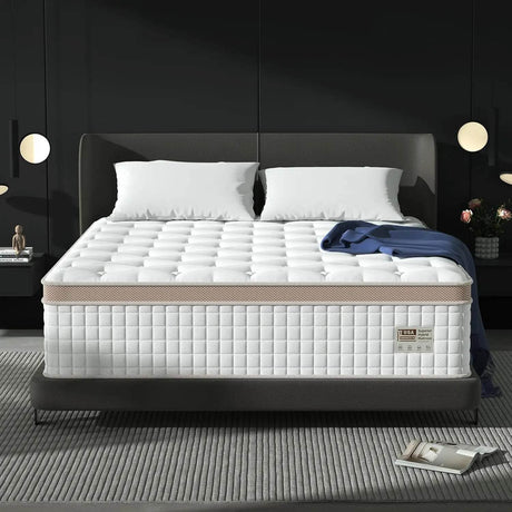 Medium Gel - Infused Hybrid Memory Foam Mattress - BedStory - Sleep Galleria