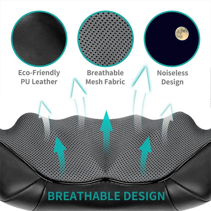 Deep Tissue Shiatsu Neck Shoulder Massage Device - Sleep Galleria