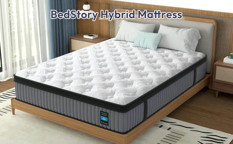 Medium Cooling Hybrid Memory Foam Mattress - BedStory - Sleep Galleria