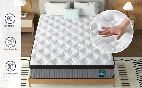Medium Hybrid Memory Foam Pocket Spring Mattress - BedStory - Sleep Galleria