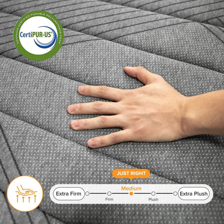 Medium Hybrid Gel Memory Foam Mattress - Sleep Galleria