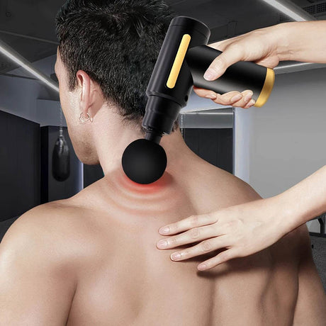 Portable Electric Digital Fascia Gun Massager With Led Display - Calmora - Sleep Galleria