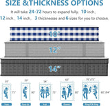 Medium 11-Inch Hybrid Cooling Gel Memory Foam Mattress - Sleep Galleria