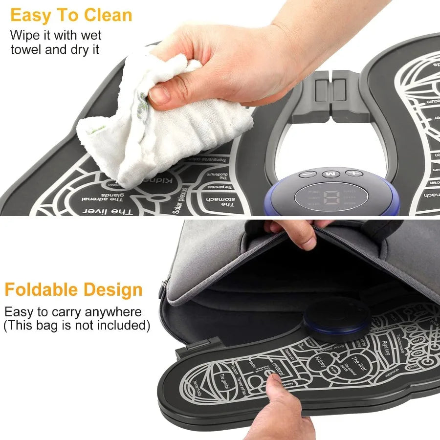 Electric USB Rechargeable Foot Circulation Massager Pad