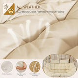 Oversized Double Egg Chair With Cushions - Sleep Galleria