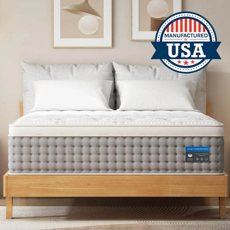 Medium Gel Memory Foam Hybrid Mattress - BedStory - Sleep Galleria