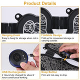 Electric USB Rechargeable Foot Circulation Massager Pad