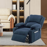 Power Recliner Chair Upholstered Heated Massage - Sleep Galleria