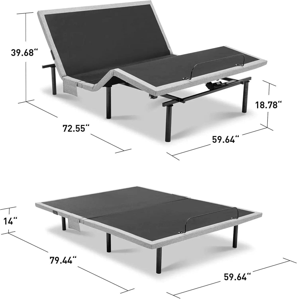 Adjustable Massage Electric Bed Frame With Zero Gravity - Sleep Galleria