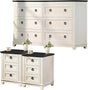 Farmhouse 3-Piece Dresser And Nightstand Set - Sleep Galleria