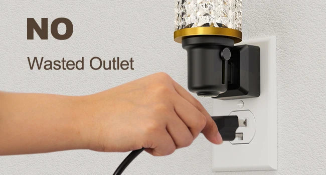 Adjustable Dimmable LED Crystal Decorative Night Light