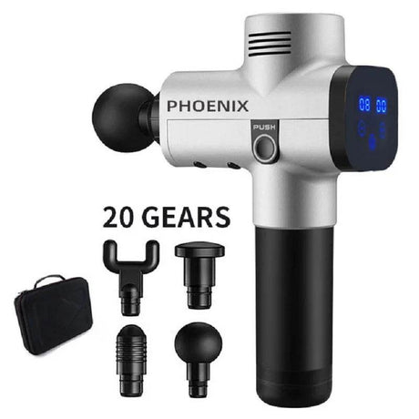 Portable Deep Tissue Massage Gun With 6 Attachments - Sleep Galleria