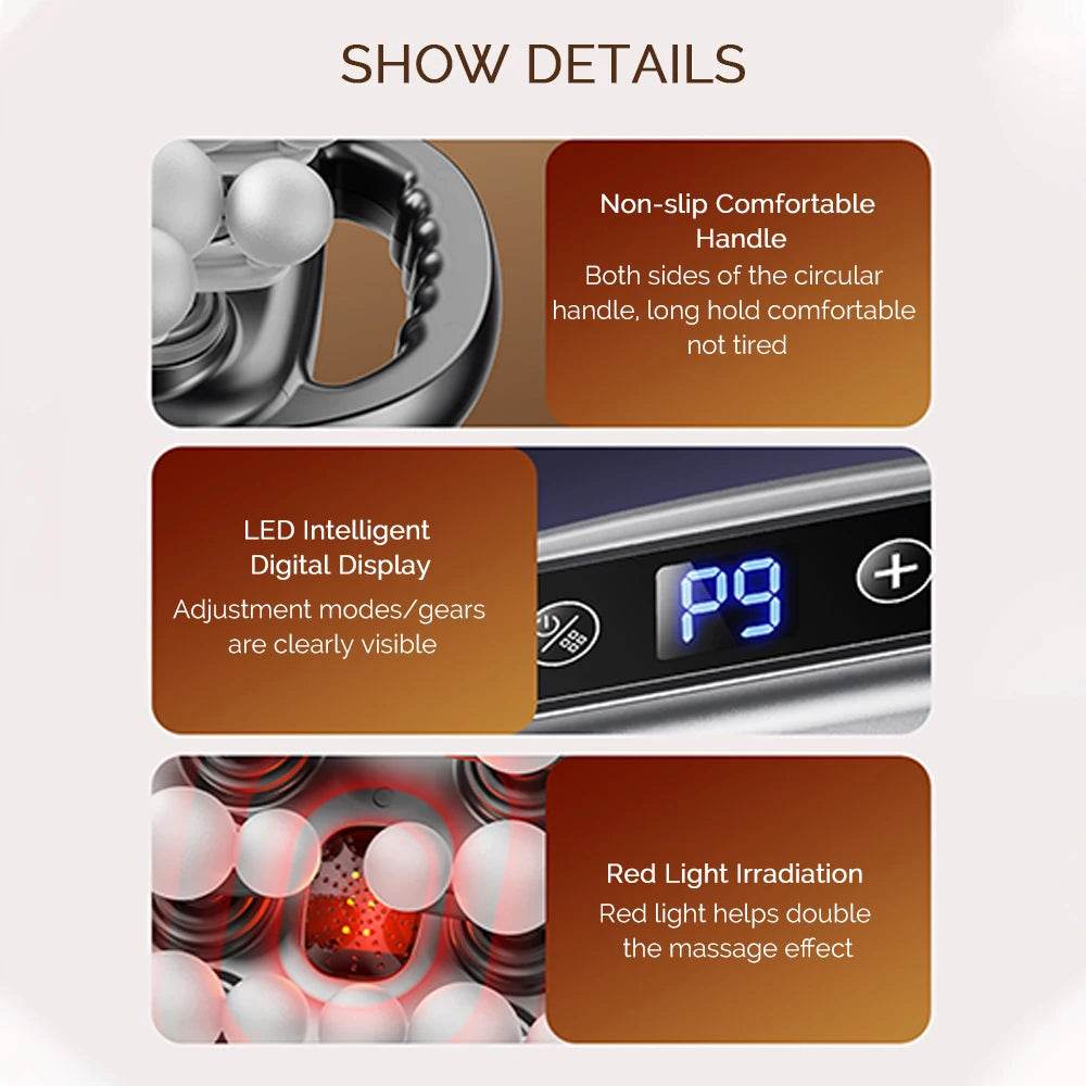 22 - Head High - Frequency Vibration Body Massage Gun - foreverlily - Sleep Galleria