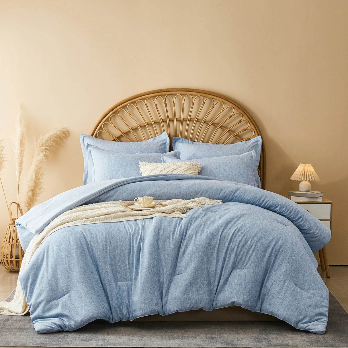 2 - Piece Extra Soft Microfiber Comforter Bedding Set - Calmora - Sleep Galleria