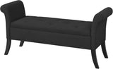 Vintage Faux Leather Storage Bench - Sleep Galleria