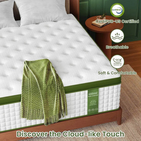 Soft Hybrid Gel Memory Foam Mattress - BedStory - Sleep Galleria