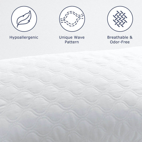 Pair of Soft Polyester Neck Support Pillows - BedStory - Sleep Galleria