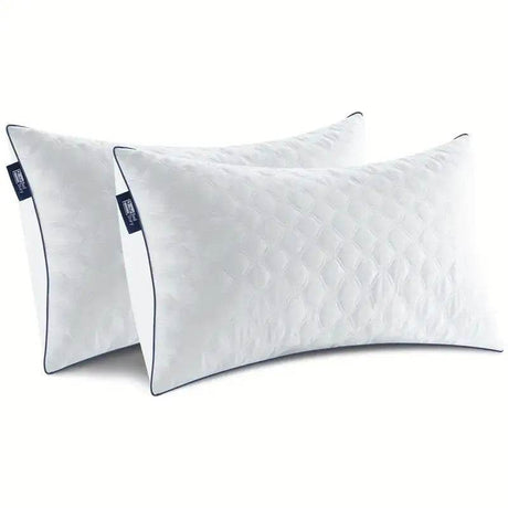 Pair of Soft Polyester Neck Support Pillows - BedStory - Sleep Galleria