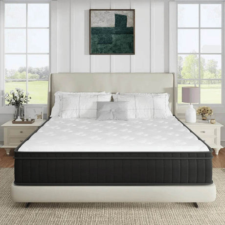 Medium Hybrid Pillow Top Mattress - Amztree - Sleep Galleria