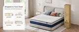 Medium Firm 10-Inch Lavender Memory Foam Hybrid Mattress - Sleep Galleria