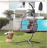 Indoor Outdoor Foldable Egg Swing Chair - XMSJ - Sleep Galleria