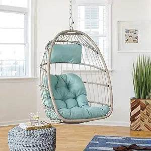 Indoor Outdoor Foldable Egg Swing Chair - XMSJ - Sleep Galleria