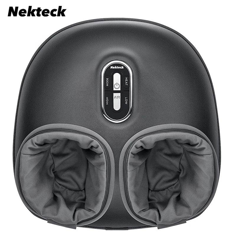 Electric Foot Massager Heating Air Compression Shiatsu Therapy - Sleep Galleria