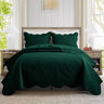 3-Piece Reversible Microfiber Quilt Bedding Set - Sleep Galleria