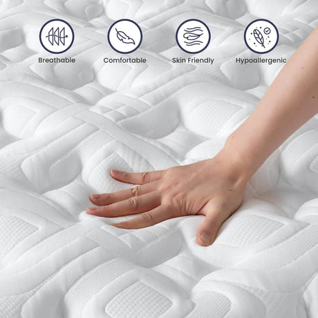 Medium Hybrid Memory Foam Pocket Spring Mattress - BedStory - Sleep Galleria