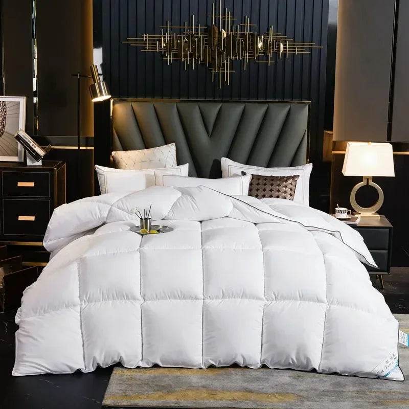 Premium White Goose Down Thick Winter Comforter - Restalyn - Sleep Galleria