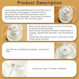 Ultrasonic Cool Mist Essential Oil Humidifier With Nightlight